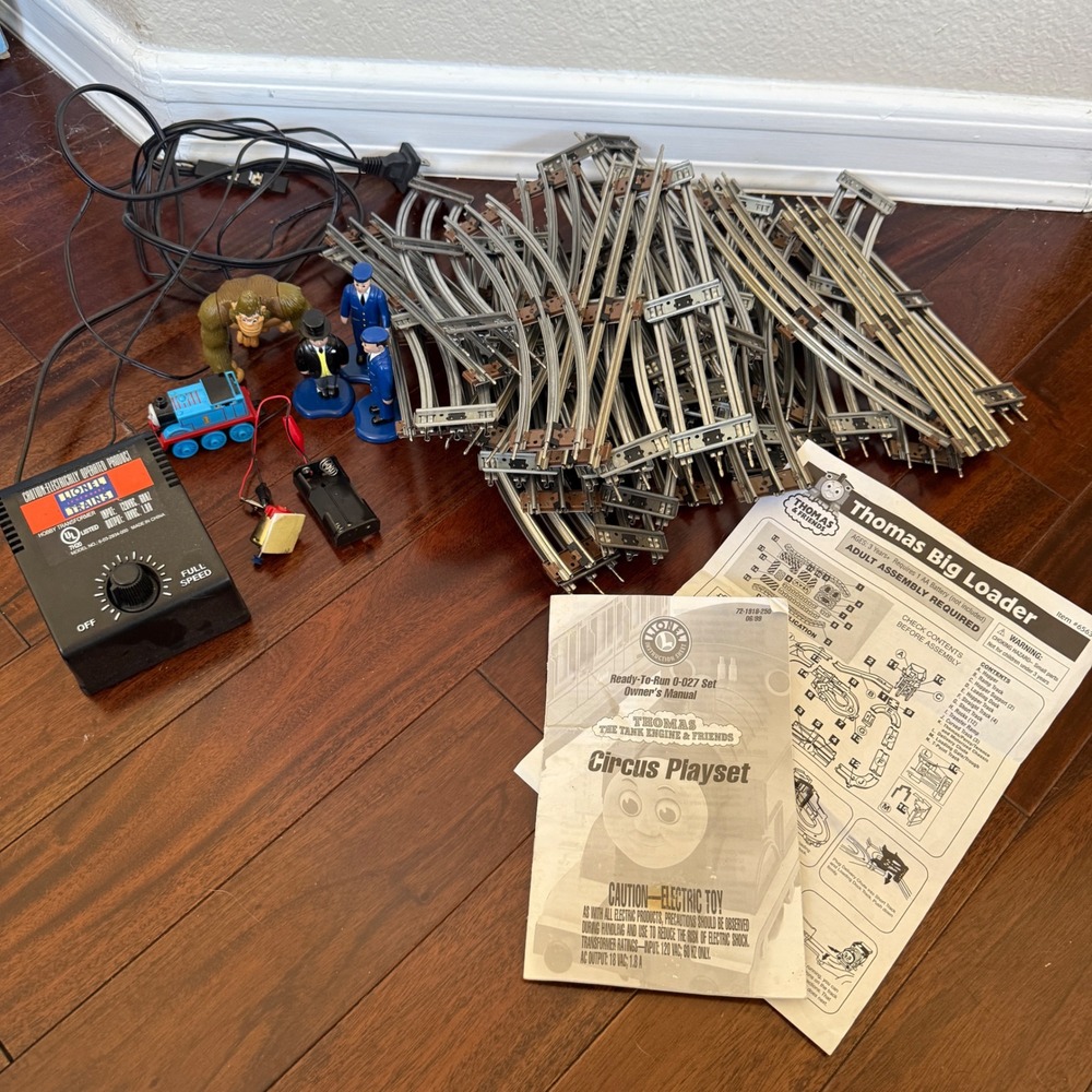 Thomas & Friends Lionel Train Track Circus Playset O Gauge Figures Manuals Parts